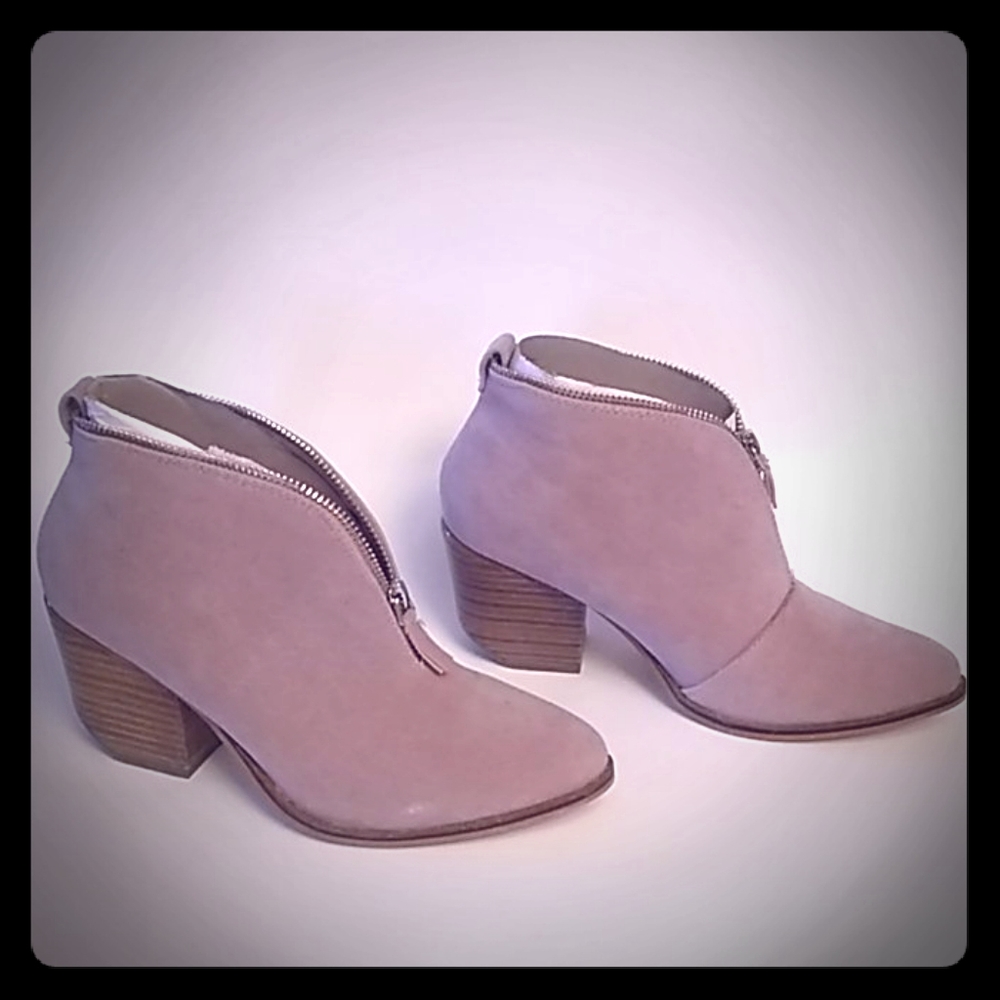 Zipper Ankle Booties - LIKE NEW